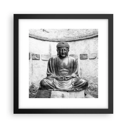 Poster in black frame - At the Source of Peace - 30x30 cm