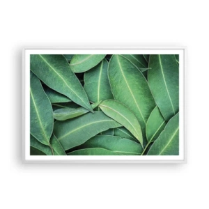 Poster in white frmae - Juicy and Fresh - 100x70 cm
