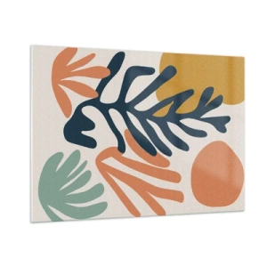 Glass picture - Coral Sea - 100x70 cm