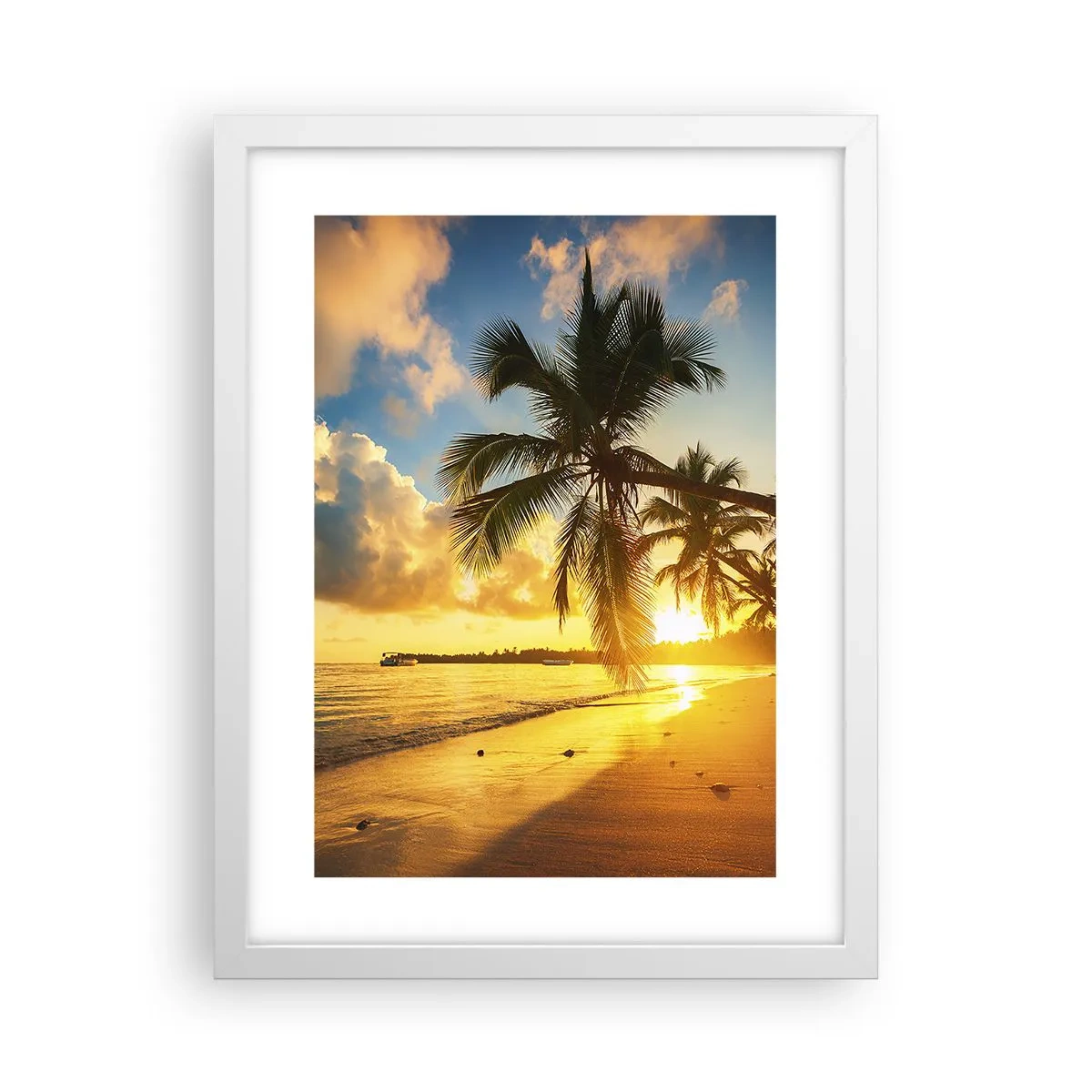 Poster in white frmae - Caribbean Dream - 30x40 cm