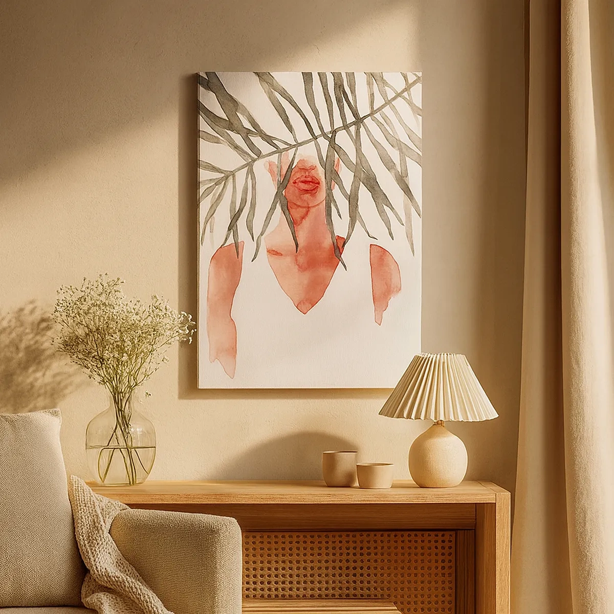 Canvas picture - Lady of the Tropics - 50x70 cm