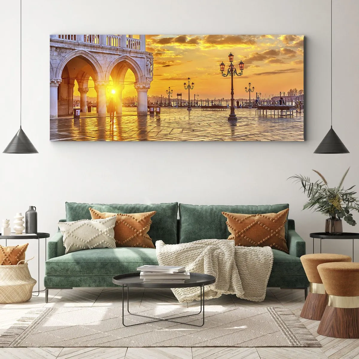 Canvas picture - Where Is Everybody? - 100x40 cm