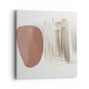 Canvas picture - Abstract Colonnade - 40x40 cm