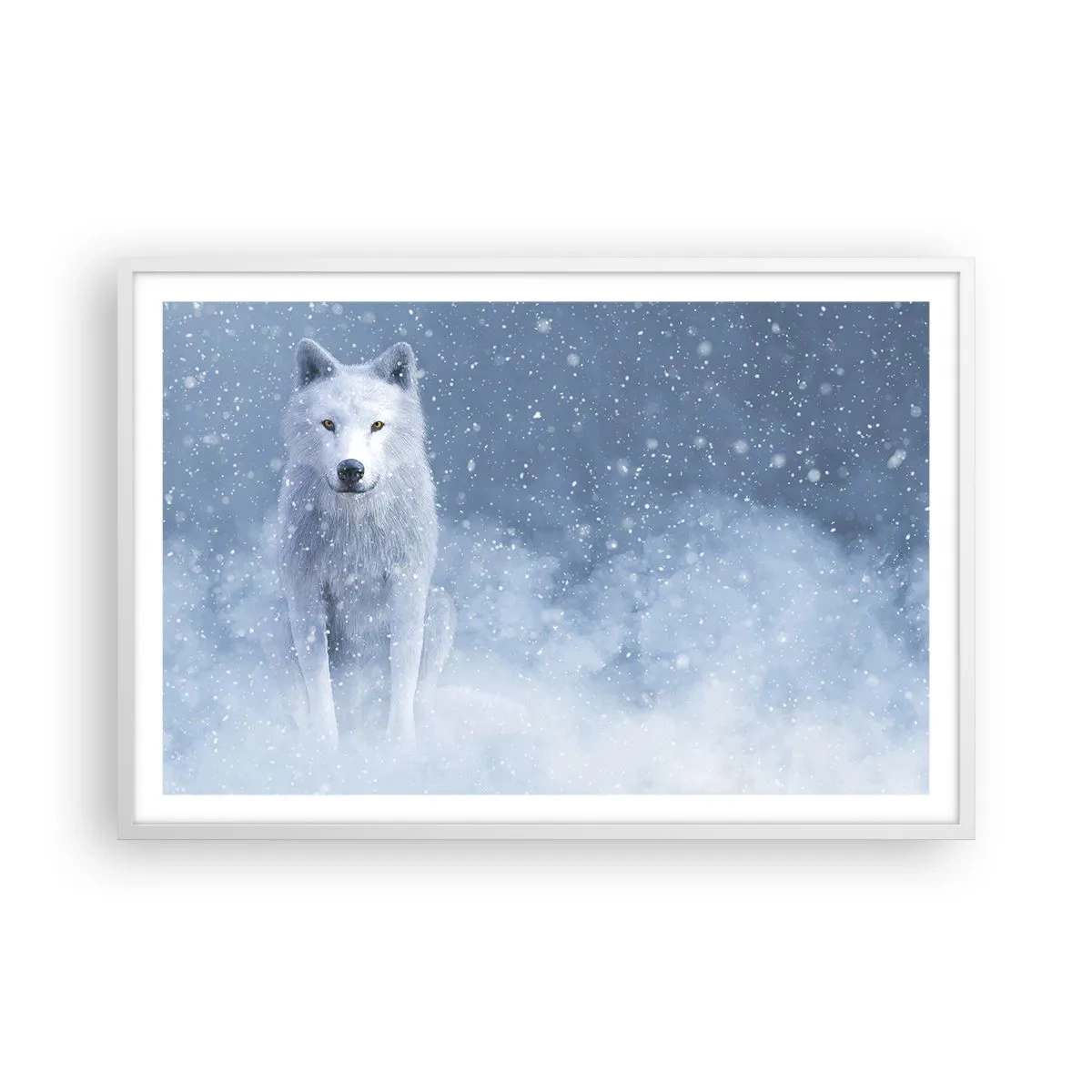 Poster in white frmae - In Winter Spirit - 91x61 cm