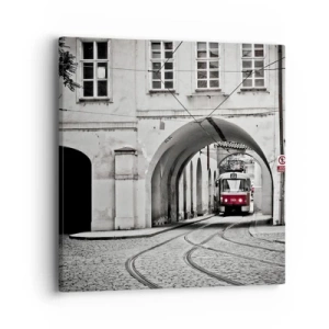 Canvas picture - Through City Labirynth - 40x40 cm