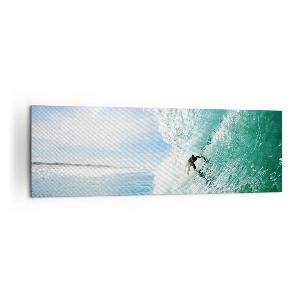 Canvas picture - Riding the Wave - 160x50 cm