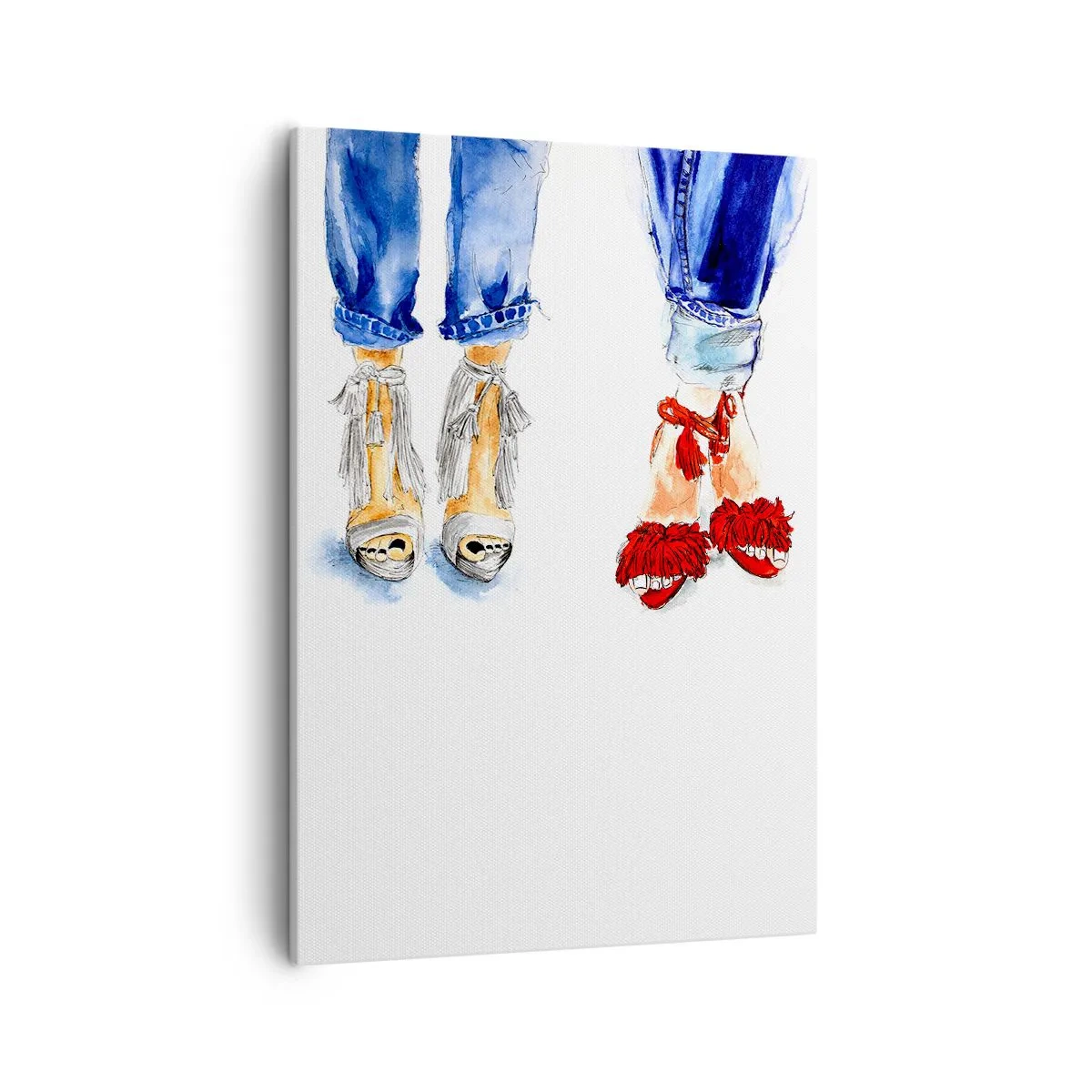 Canvas picture - Shall We Go for a Walk? - 50x70 cm