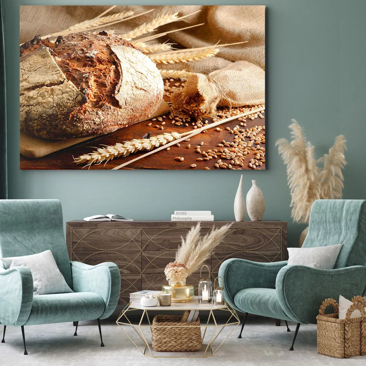 Canvas picture - Tasty, Fragrant, Crunchy - 100x70 cm