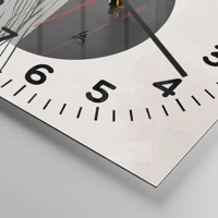 Clock face with numbers