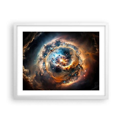 Poster in white frmae - Beginning - 50x40 cm