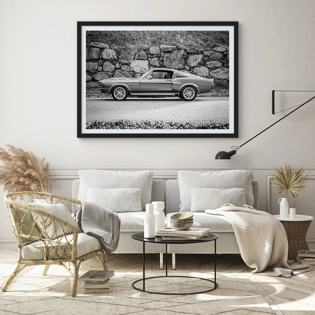 Poster in black frame - Legend of the 60-ies - 70x50 cm