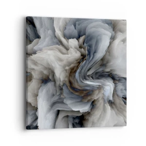 Canvas picture - Stone and Flower - 40x40 cm