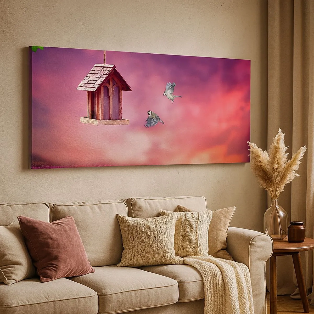 Canvas picture - Invitation to Dinner - 100x40 cm