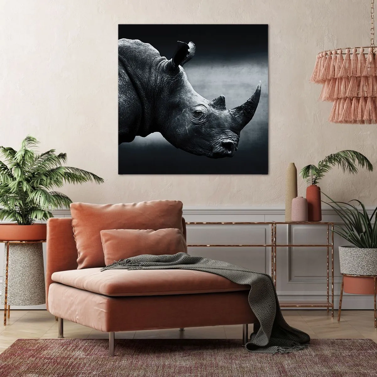 Canvas picture - Right Profile - 70x70 cm
