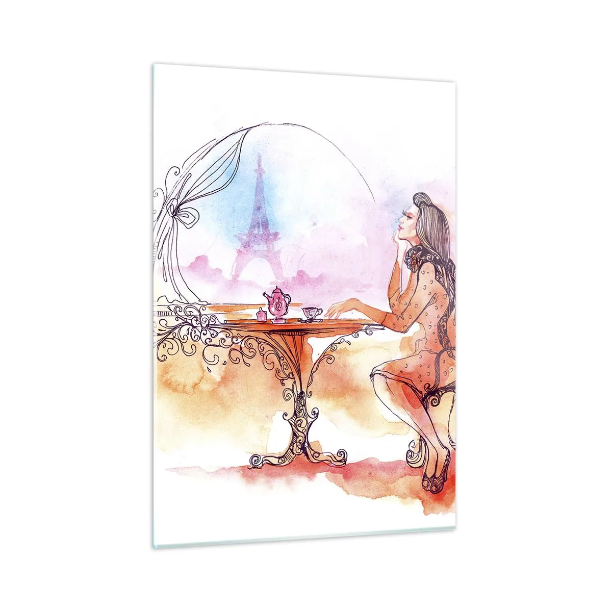 Glass picture - Parisian Chic - 50x70 cm