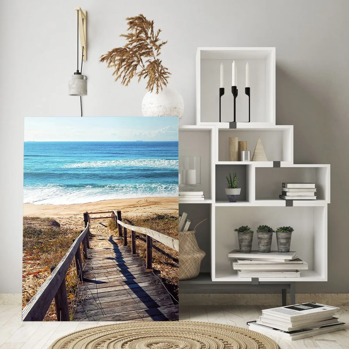 Glass picture - Run! - 50x70 cm
