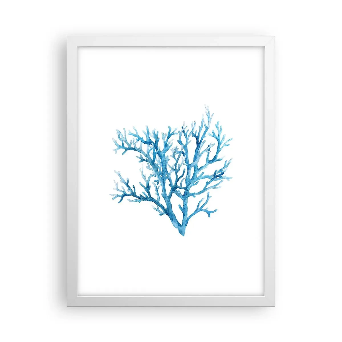 Poster in white frmae - Sea Filigree - 30x40 cm