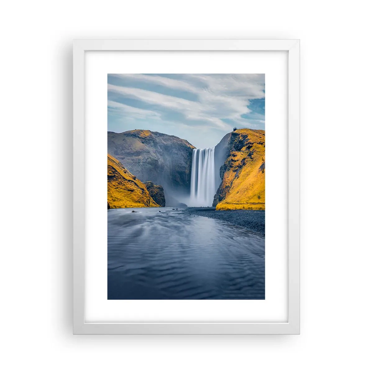 Poster in white frmae - Eternal Being, Eternal Movement - 30x40 cm