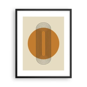 Poster in black frame - Perfect Plan - 40x50 cm