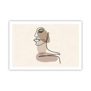 Poster - Listening to Herself - 91x61 cm