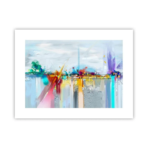 Poster - Bridge of Joy over the River of Life - 40x30 cm