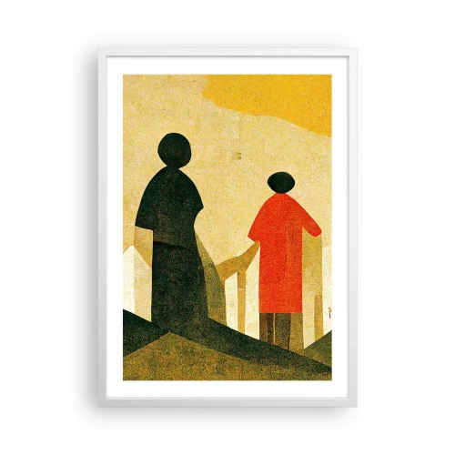 Poster in white frmae - Still a Long Way - 50x70 cm