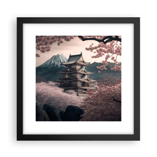 Poster in black frame - Land of Cherry Blossoms - 30x30 cm