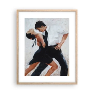 Poster in light oak frame - Tango of My Dreams - 40x50 cm