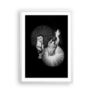 Poster in white frmae - Yin and Yang - Ideal Balance - 50x70 cm