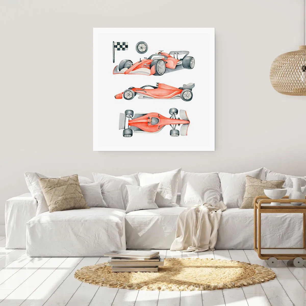 Poster - Race for the Dreams - 40x40 cm