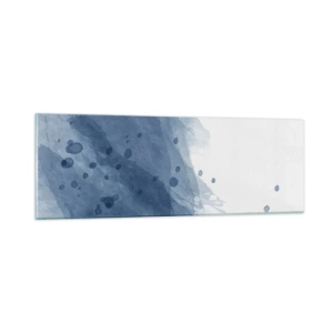 Glass picture - Blue Tulle - 90x30 cm