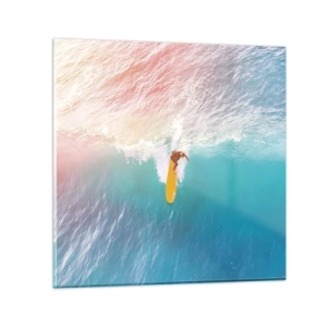 Glass picture - Ocean Rider - 60x60 cm