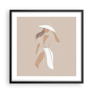 Poster in black frame - Fashion Is Fun - 50x50 cm
