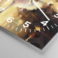 Clock face with numbers