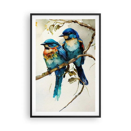 Poster in black frame - Is It Offended? - 61x91 cm