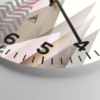 Clock face with numbers