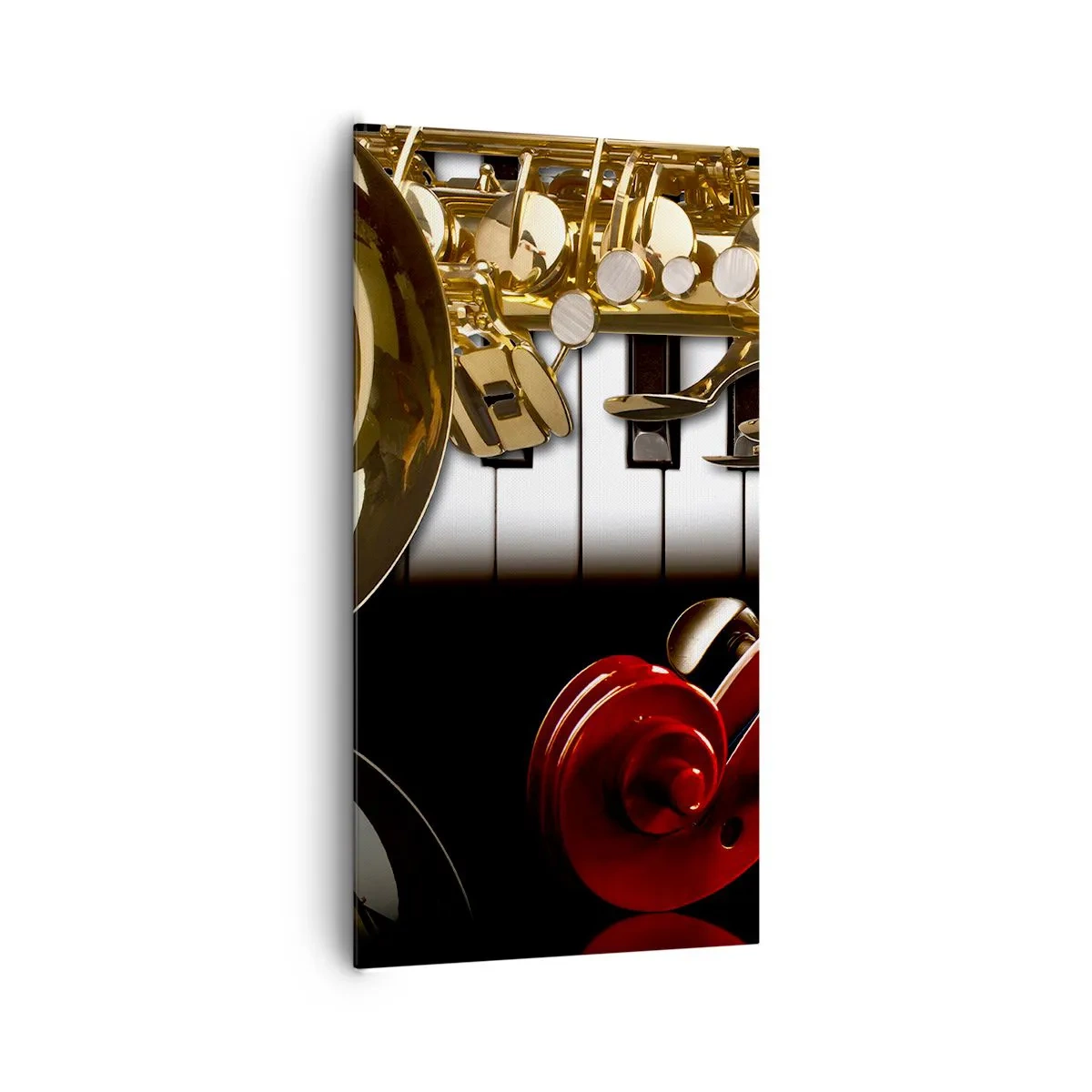 Canvas picture - Tin, Wood and Ivory - 65x120 cm