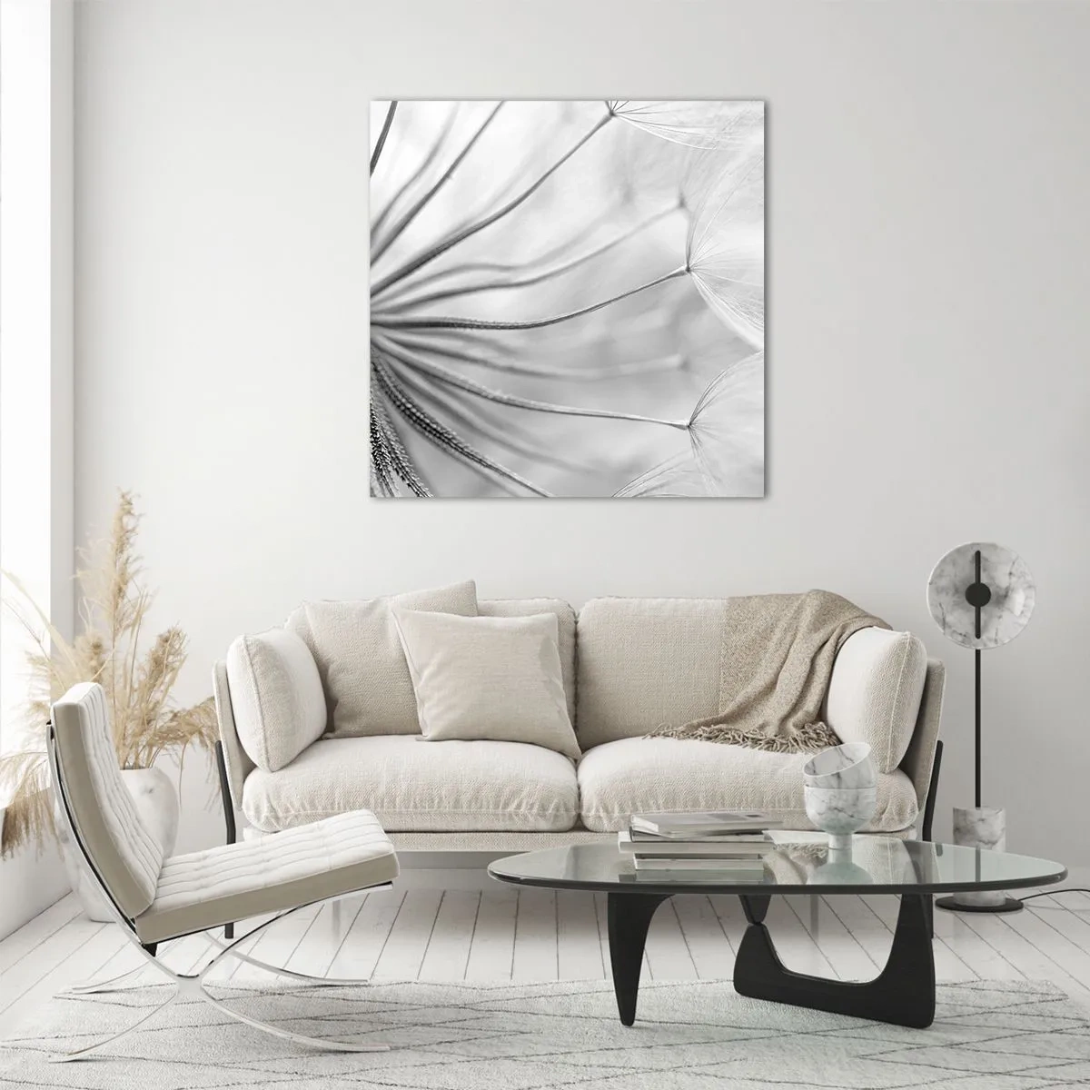 Glass picture - Dandelion Kites - 50x50 cm