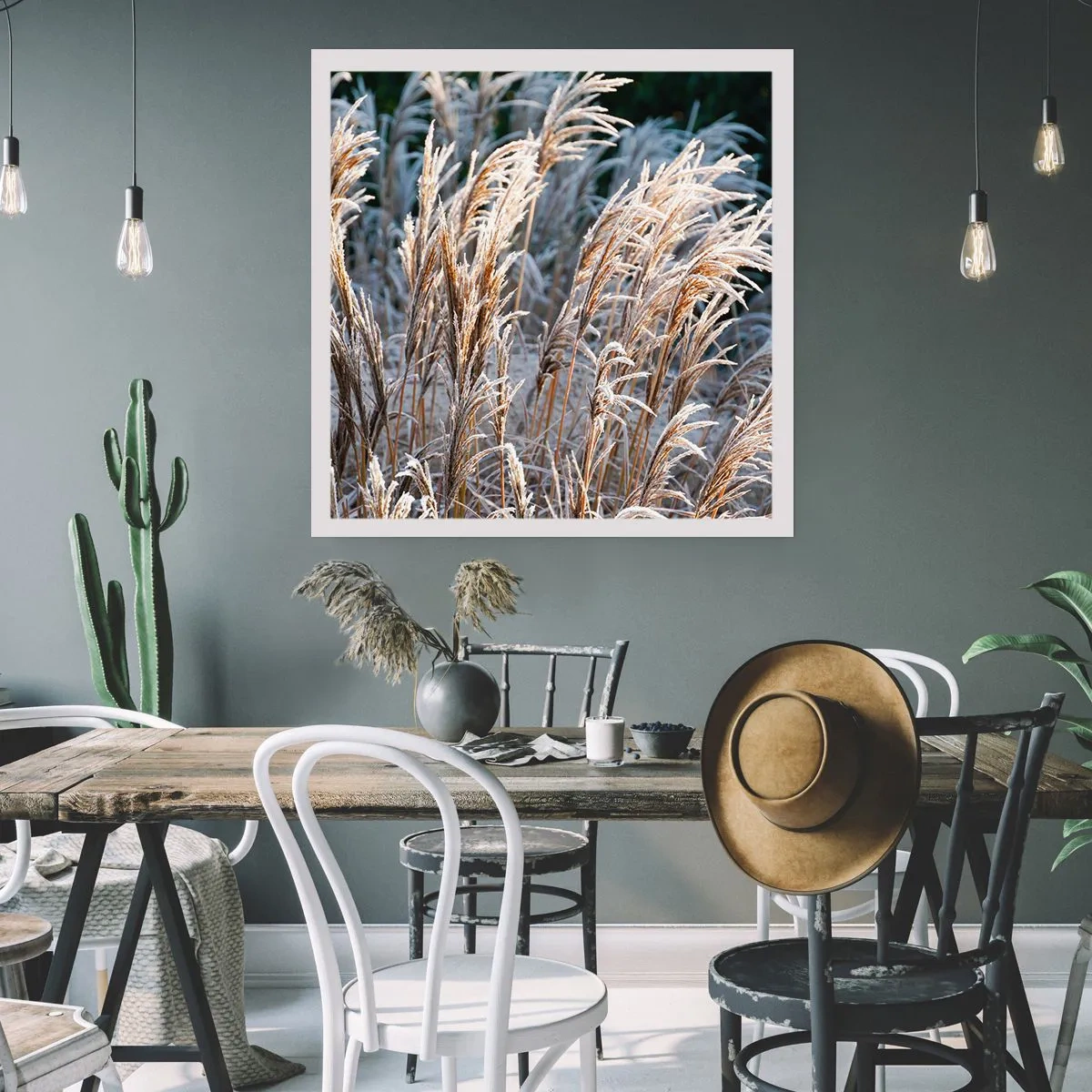 Poster - Decorated with Frost - 60x60 cm