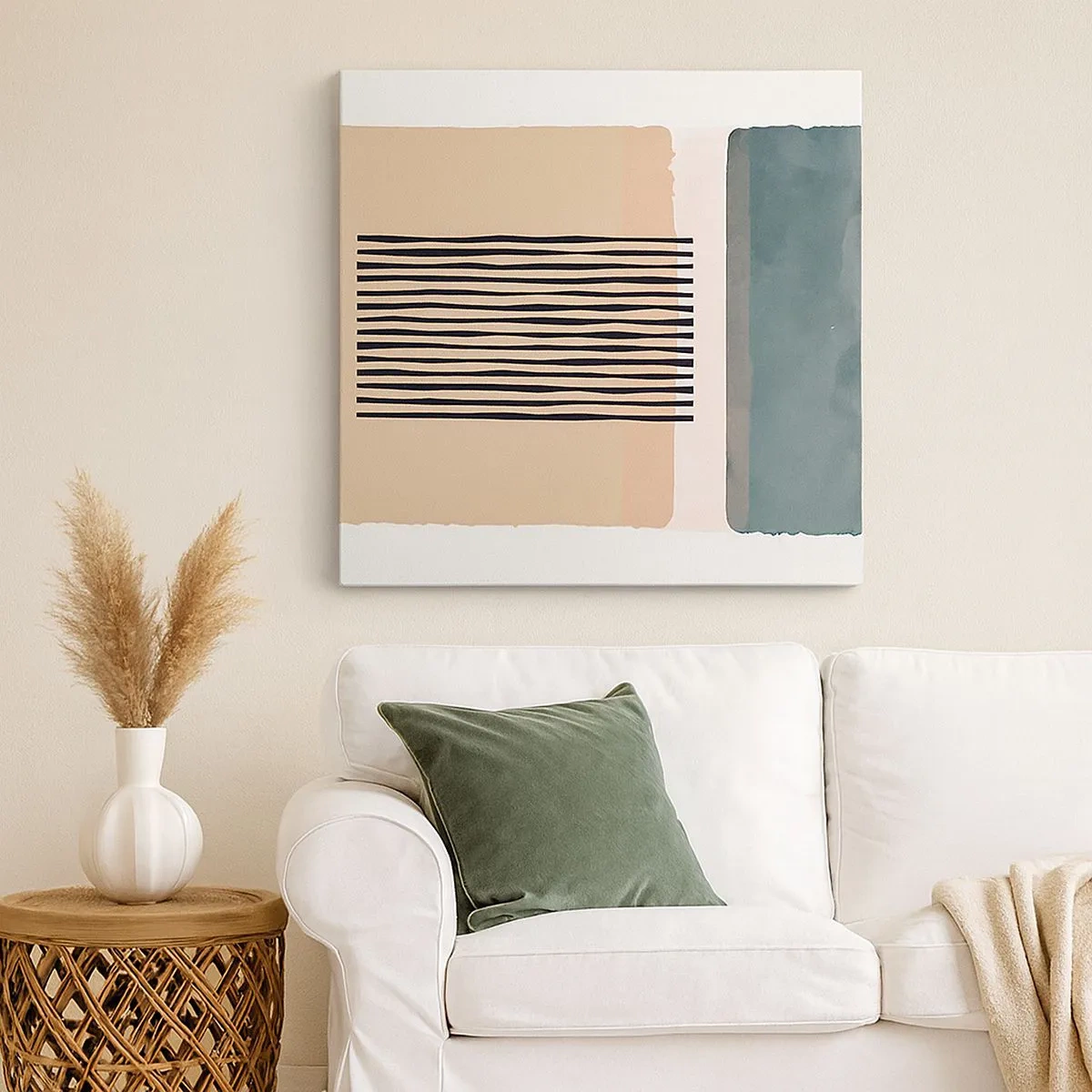 Canvas picture - All in Order - 30x30 cm