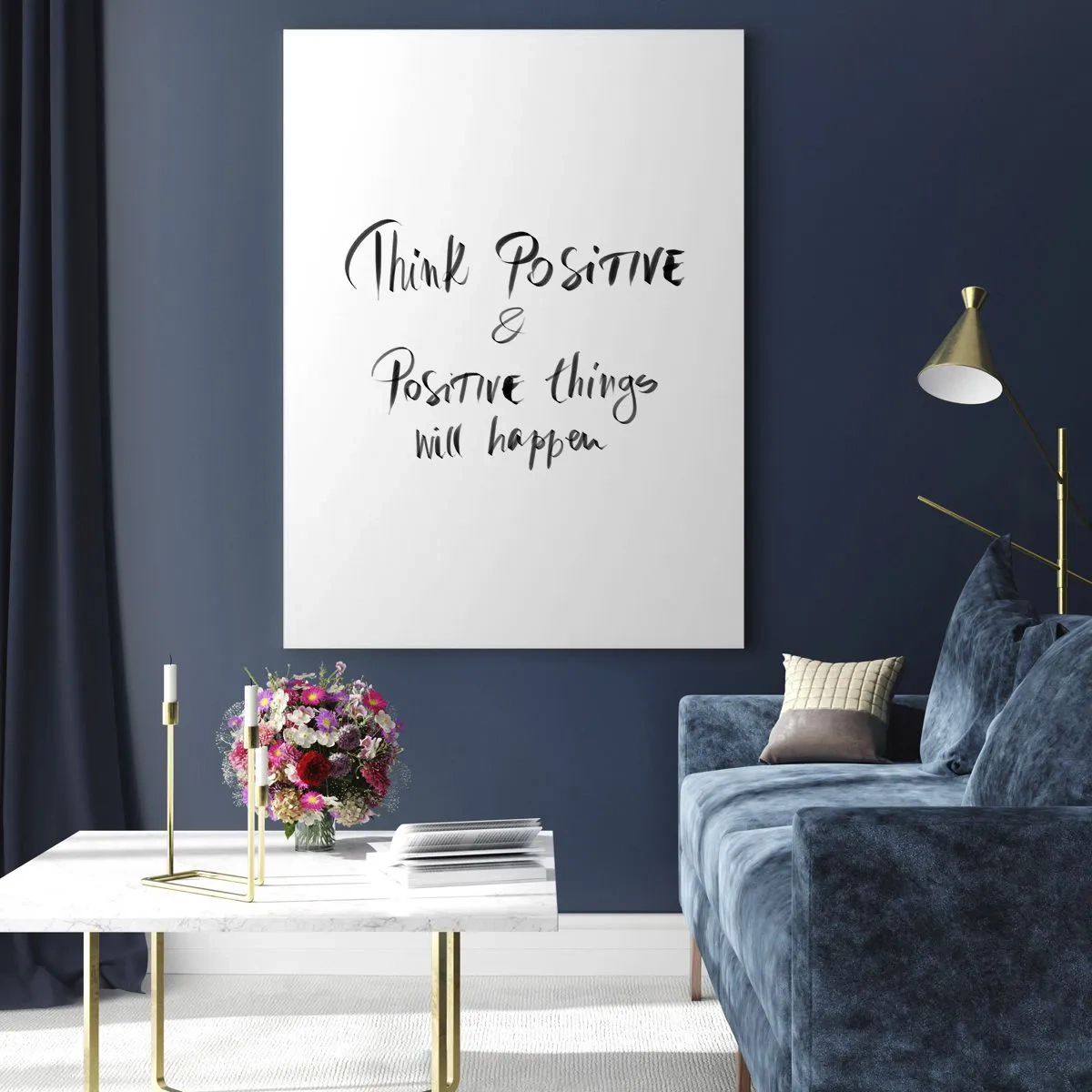 Glass picture - How to Live? - 50x70 cm