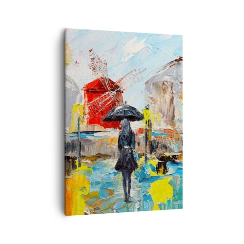 Canvas picture - Parisian Legends - 50x70 cm
