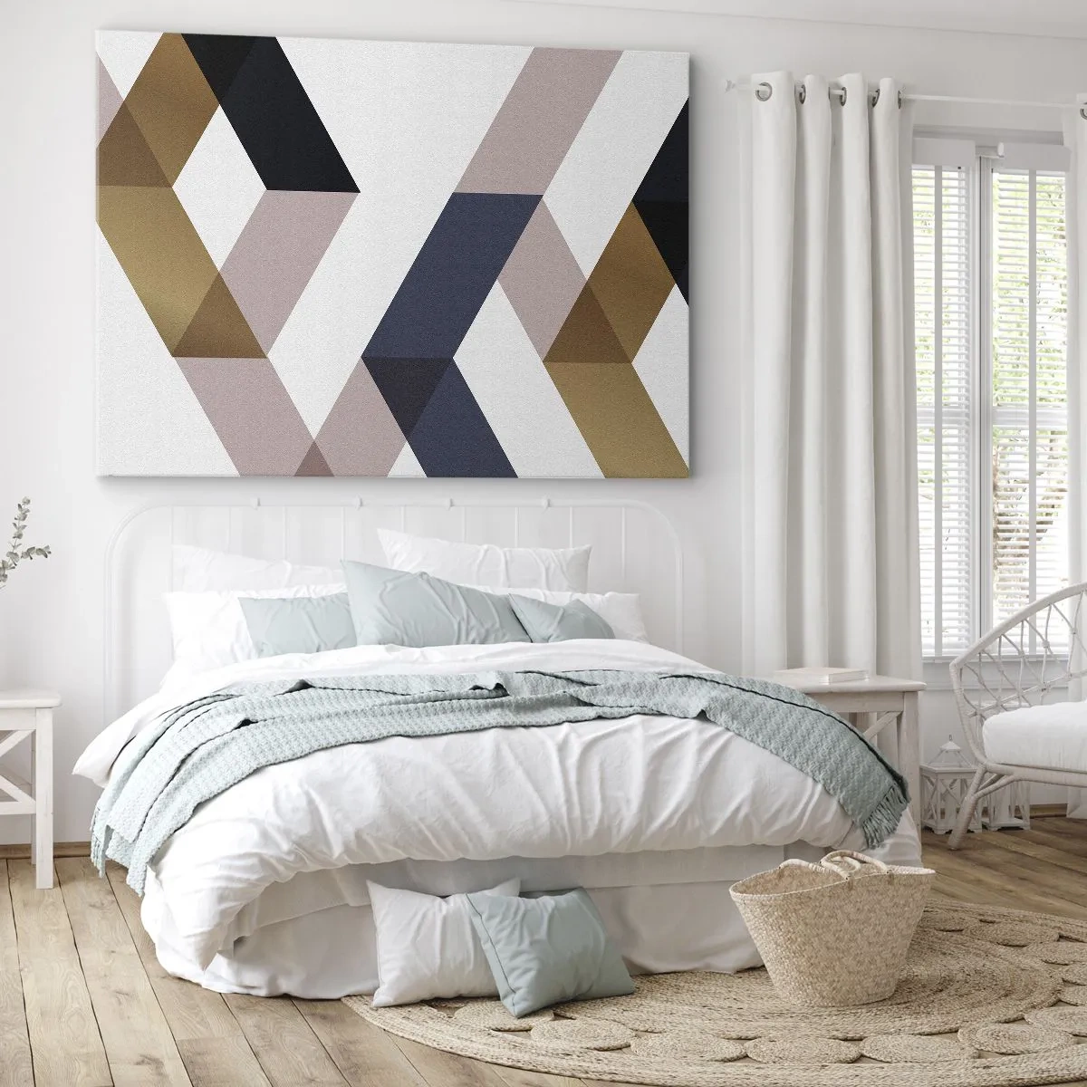 Canvas picture - Planes and Angles - 100x70 cm