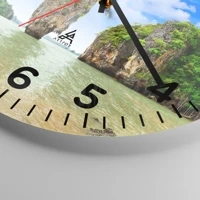 Clock face with numbers