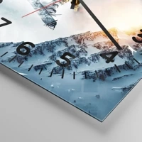 Clock face with numbers