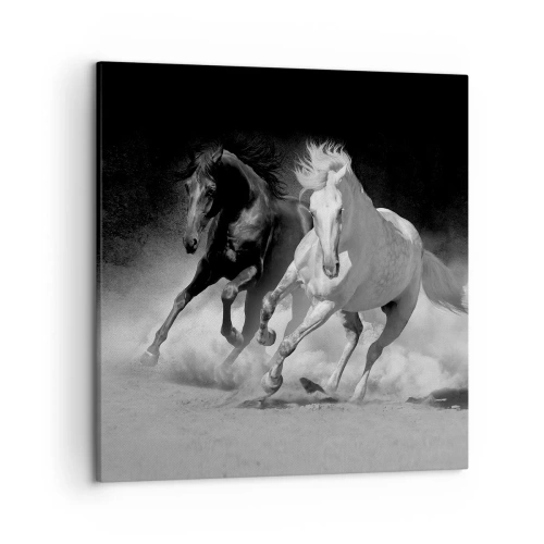 Canvas picture - Gallop of Freedom - 50x50 cm