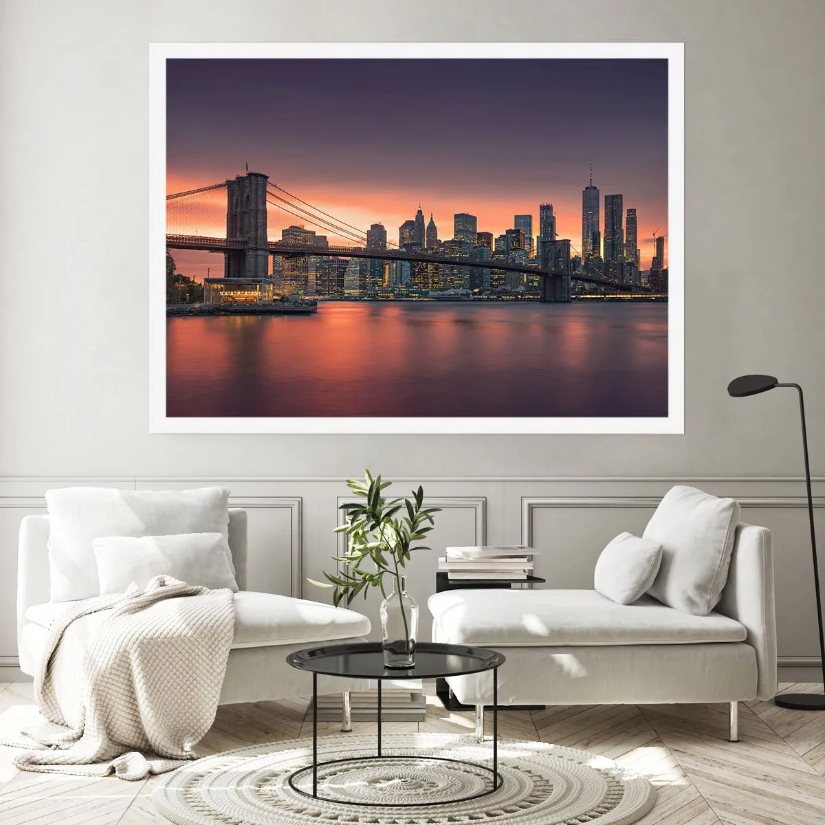 Poster - Submerged in Lilac Silence - 70x50 cm