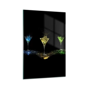 Glass picture - Colours of Joy in Crystal Glass - 70x100 cm