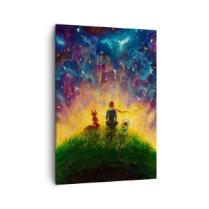 Canvas picture - Love and Friendship - Whole World - 50x70 cm