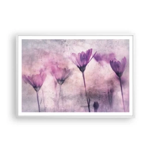 Poster in white frmae - Dream of Flowers - 100x70 cm